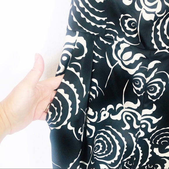 🔥SALE🔥 Rachel Roy black and ivory strapless pant romper sz10 - Picture 7 of 7